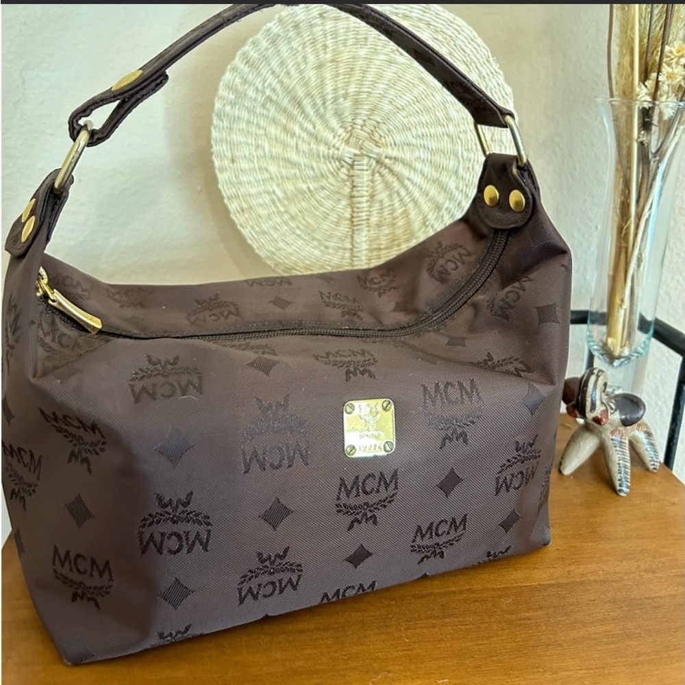 MCM Signature Monogram Satchel